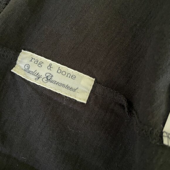 Rag & Bone Black 100% Pima Cotton Tank Top-Large - Picture 7 of 7